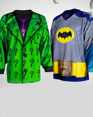 2 Hockey Teams Will Face Off Wearing BATMAN and RIDDLER Uniforms