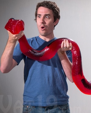 7-Foot Long, 26 Pound Gummy Python Candy! 