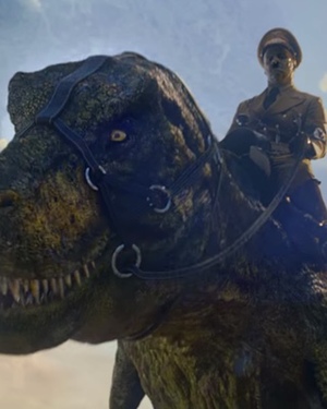 Adolf Hitler Rides a T-Rex in IRON SKY: THE COMING RACE Trailer