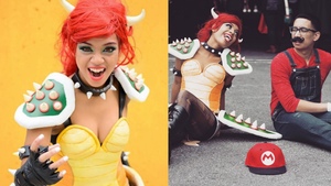 Adorable Female Bowser Cosplay From SUPER MARIO BROS.