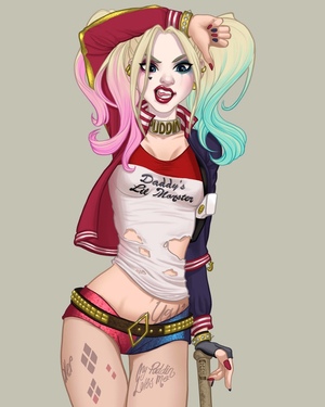 Adorable Harley Quinn Fan Art From SUICIDE SQUAD