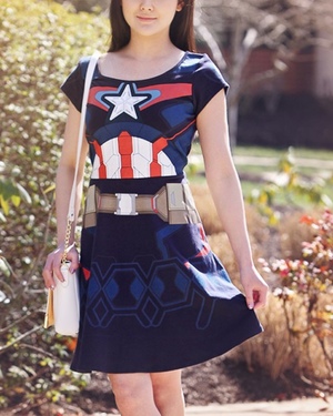 Adorable Captain America Dress