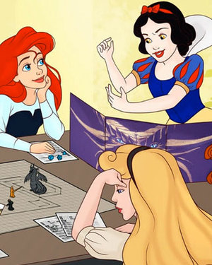 All the Disney Princesses Play Dungeons and Dragons