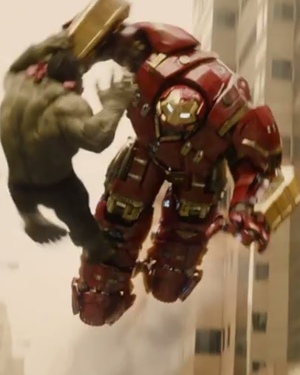 Alternate Hulk vs. Hulkbuster Scene Shown in AVENGERS: AGE OF ULTRON Animatic