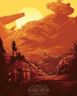 AMC Exclusive Poster For STAR WARS: THE FORCE AWAKENS Revealed