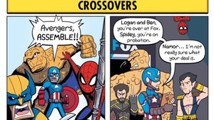Amusing Comic Strip Highlights the Differences of Marvel Comics Vs. Marvel Movies 