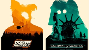 Amusing SPACEBALLS: THE SCHWARTZ AWAKENS Poster Art Series