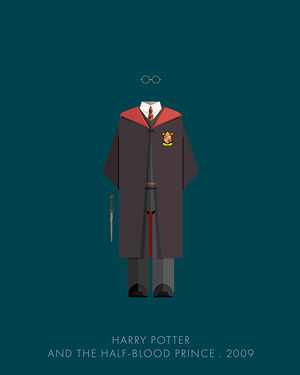 Artist Creates Stylized Illustrations of Movie Characters' Outfits
