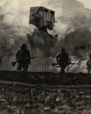 Artist Injects STAR WARS into World War II Photos