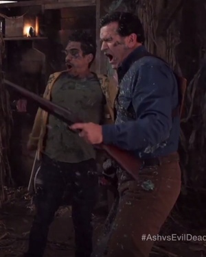 ASH VS. EVIL DEAD Featurette Takes Us Behind the Scenes of the New Series