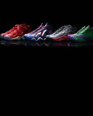 Avengers-Themed Basketball Shoes From Adidas 