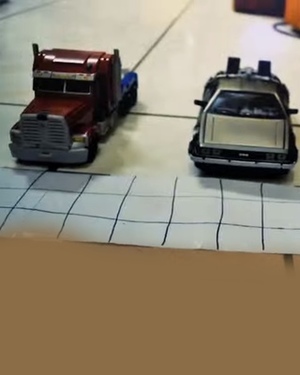 Awesome Stop-Motion Movie Car Race!