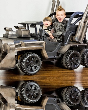 Badass MAD MAX Power Wheels War Rig for Kids