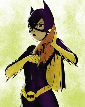 Batgirl Puts Her Batbrush to Good Use in Fan Art