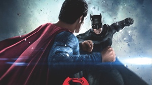 Batman and Superman Throw Punches in 2 BATMAN V SUPERMAN Banners