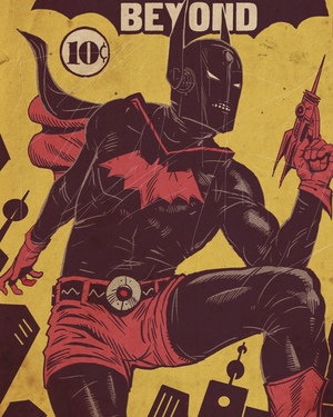 BATMAN BEYOND Reimagined in the Golden Age Comic Era