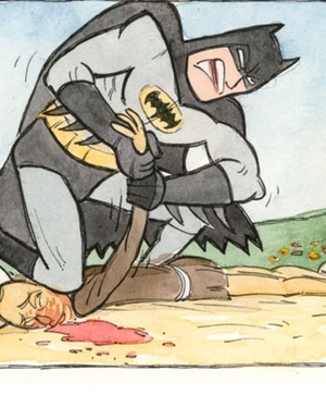 Batman Brutally Attacks Scarecrow From THE WIZARD OF OZ in Comic