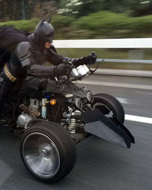 BATMAN Spotted on Batcycle in Japan