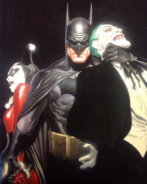 Batman Takes on Joker and Harley Quinn in New Alex Ross Art - 
