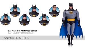 BATMAN: THE ANIMATED SERIES Action Figure Expresses His Feelings with Multiple Facial Expressions