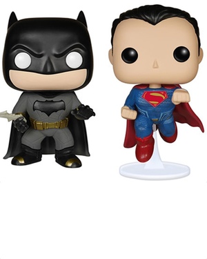 BATMAN V SUPERMAN Funko Pop! Toys and Mattel Action Figures