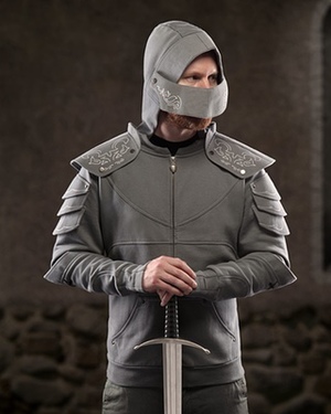 Battle the Cold in This Medieval Knight Hoodie