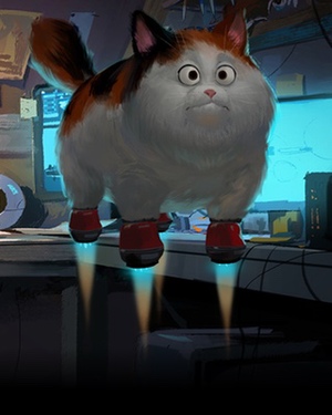 BIG HERO 6 Concept Art Features Rocket Cat