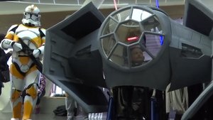Boy Battling Brain Cancer Gets an Awesome TIE Fighter Wheelchair for Halloween