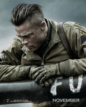 Brad Pitt Featured on Poster for WWII Tank Film FURY