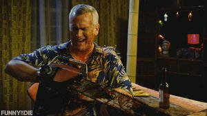 Bruce Campbell Explains the Dangers of Having a Chainsaw for a Hand in Funny or Die Video