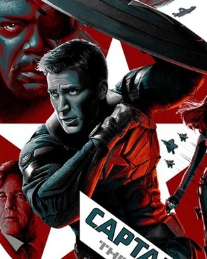 CAPTAIN AMERICA 2 Stylized IMAX Poster and New Photos