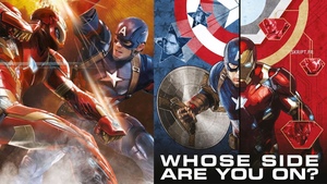 Captain America and Iron Man Fight in New Promo Art for CIVIL WAR
