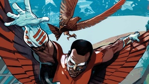CAPTAIN AMERICA: CIVIL WAR Promo Art Shows Falcon and Redwing in Action