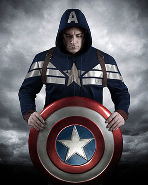 Captain America Premium S.H.I.E.L.D. Strike Stealth Hoodie