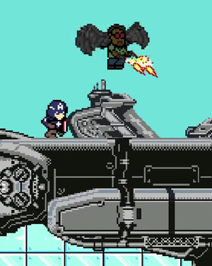 CAPTAIN AMERICA: THE WINTER SOLDIER in 8-Bit Form