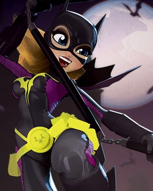 Charming Batgirl Art by Jonathan Glabas