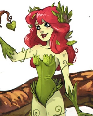 Charming Poison Ivy Art by Fossard Christophe