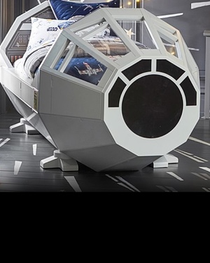 Check Out Pottery Barn's $4,000 Millennium Falcon Bed