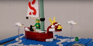 Check Out This Awesome Kinetic WIND WAKER LEGO Sculpture