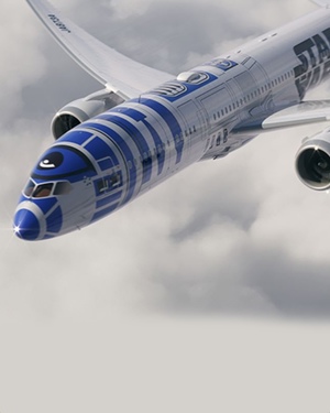 Check Out This Jetliner Painted Like R2-D2