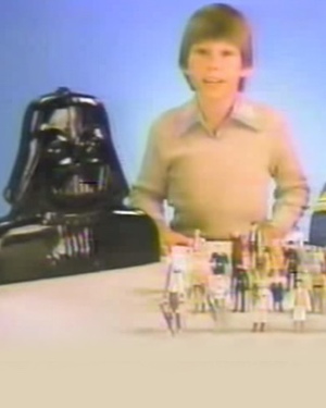 Christian Slater's 1980 STAR WARS Toy Commercial
