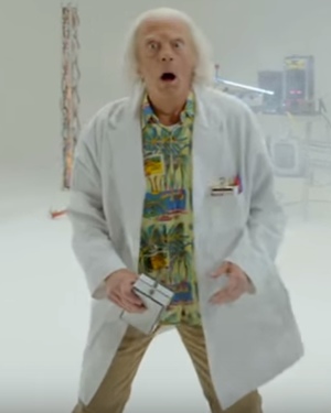 Christopher Lloyd Returns as Doc Brown in BACK TO THE FUTURE Short Film