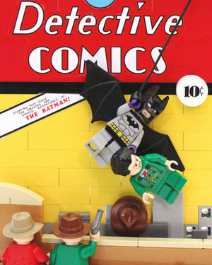 Classic Comic Covers Recreated in LEGO