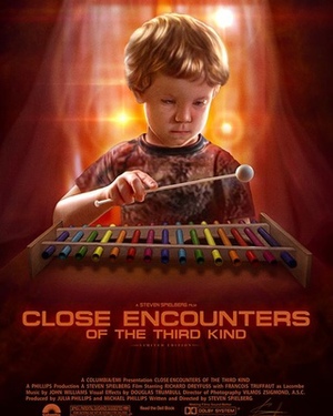 CLOSE ENCOUNTERS OF THE THIRD KIND Poster Art by Casey Callender