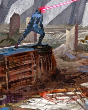 Concept Art For X-MEN: APOCALYPSE Shows Cyclops and Storm in Battle