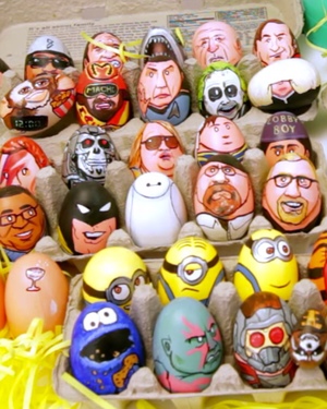 Cool Easter Egg Art Inspired by Geek Pop Culture - Video