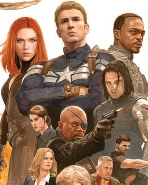 Cool Retro Poster Art for CAPTAIN AMERICA: THE WINTER SOLDIER