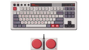 Cool Retro Keyboard Inspired By The Original Nintendo Entertainment System Console