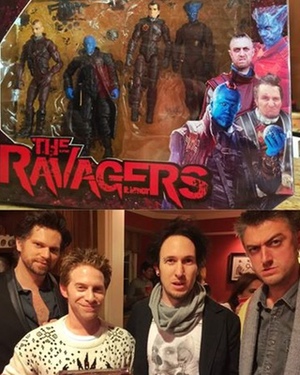 Custom GUARDIANS OF THE GALAXY Ravagers Figures Made by Seth Green
