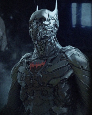 Cyborg Style Batman Character Design